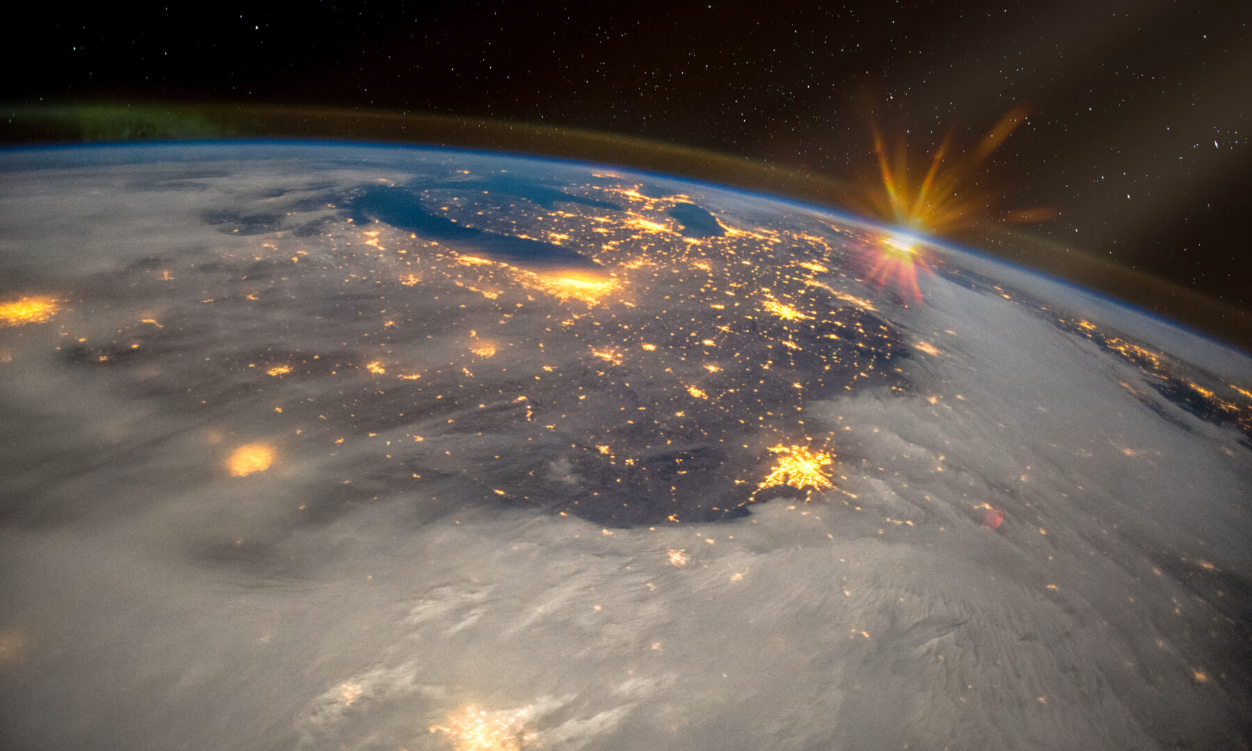 the Earth as seen from space